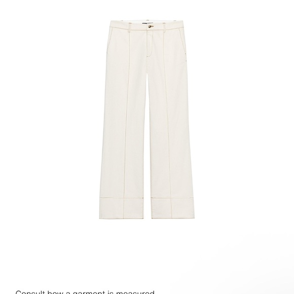 Women's Cream Pants - Picture 6 of 8